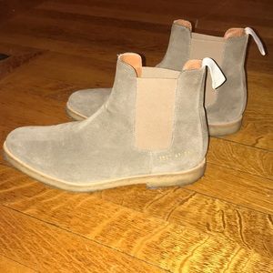 Common project Chelsea boots suede size 9